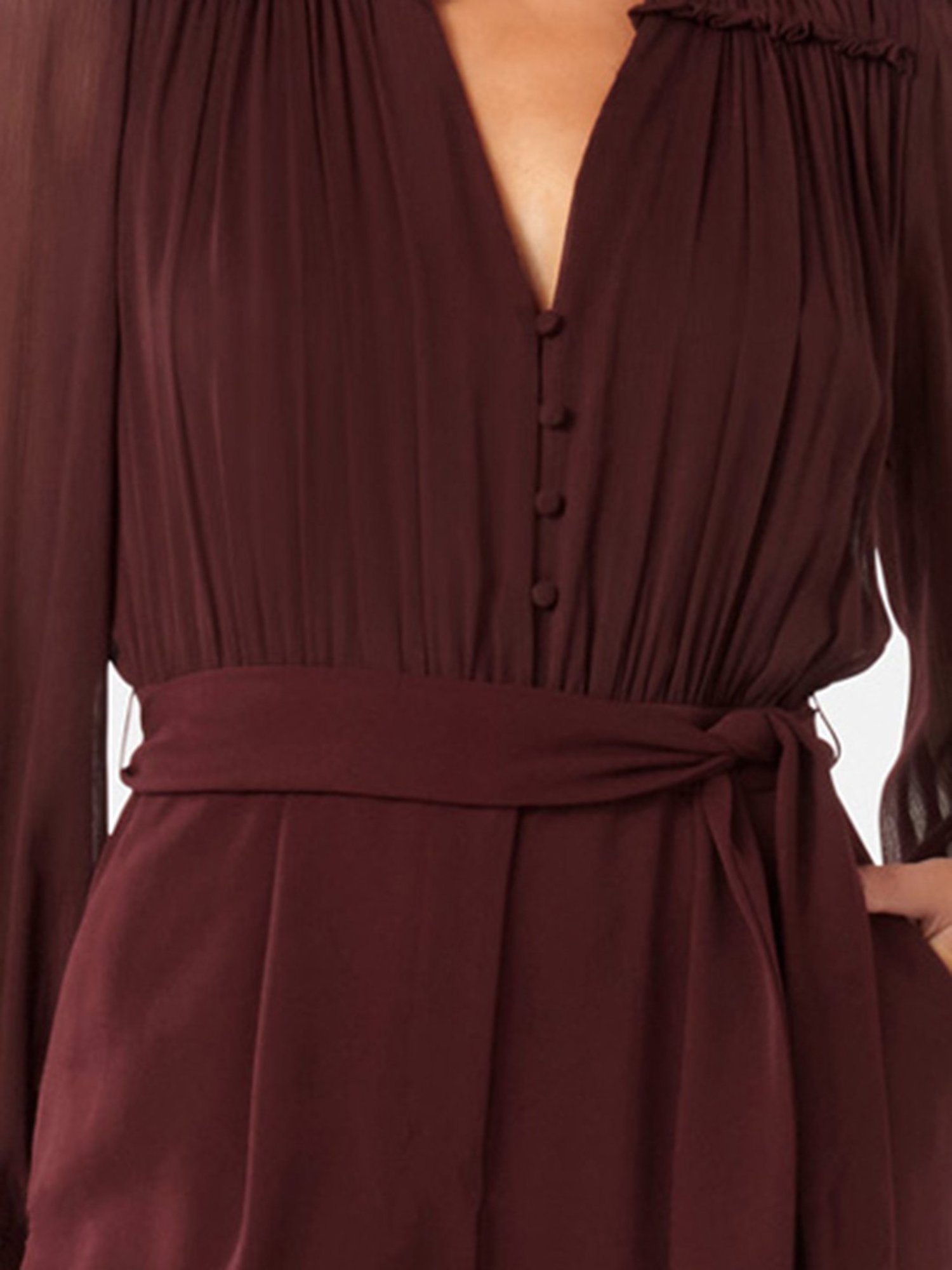 Forever New Claudette Long Sleeve Jumpsuit