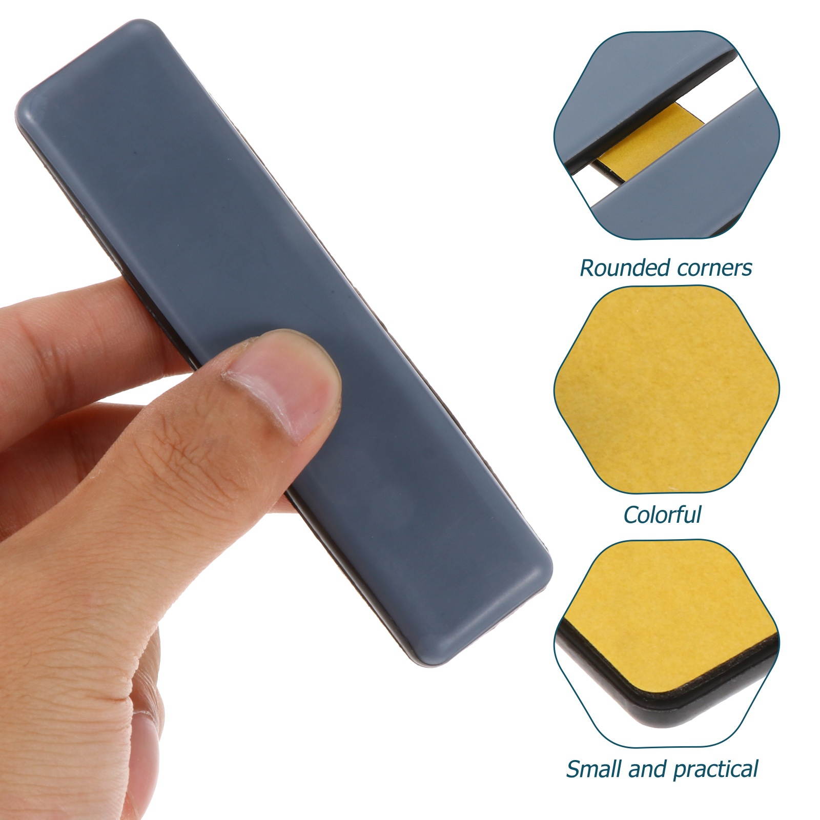 16pcs Furniture Leg Bottom Feet Square Pads Non-skid Floor Furniture Mat (25mm)