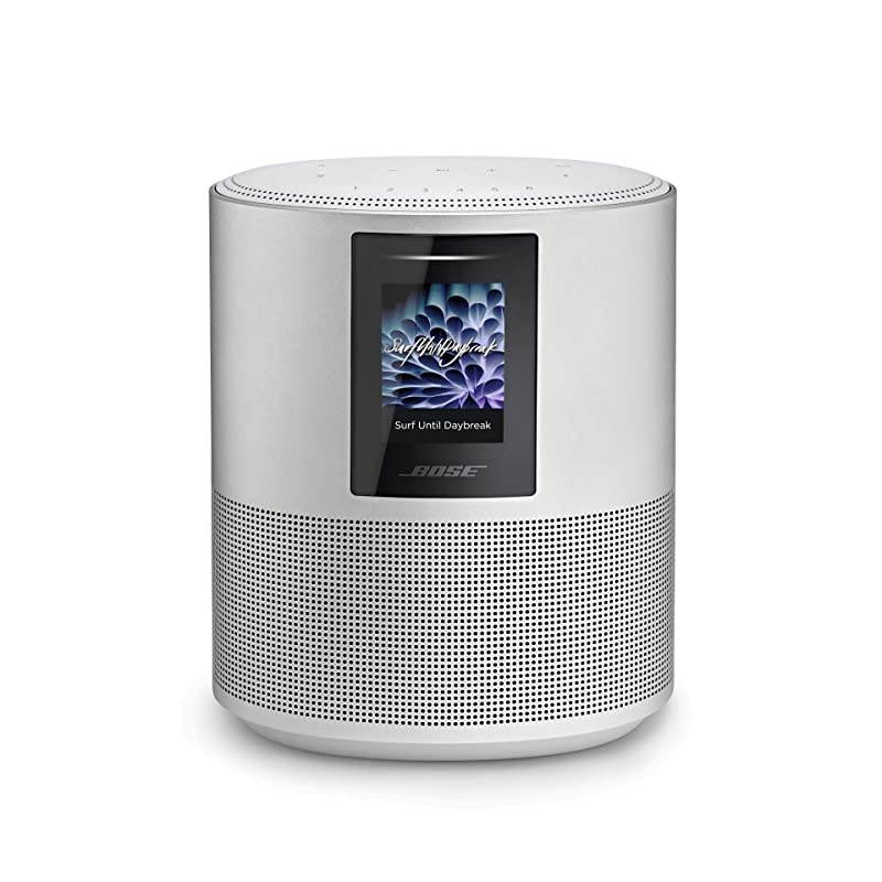 Home Speaker 500: Smart Bluetooth Speaker with Alexa Voice Control Built-in, Silver