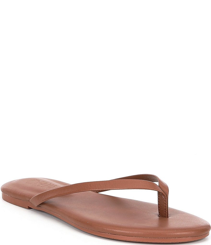 Deltan Hula Leather Thong Sandals