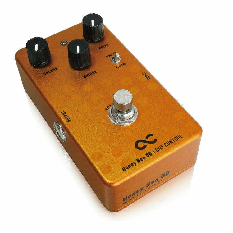 New One Control Honey Bee Overdrive Guitar Effects Pedal