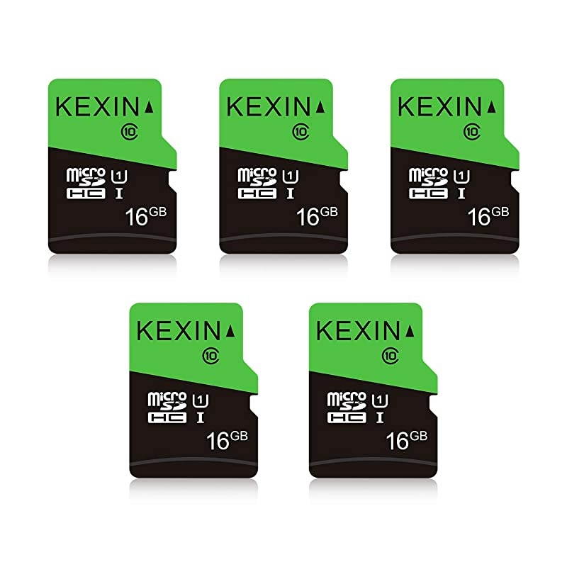 Micro SD Card 16 GB 5 Pack MicroSDHC UHSI Memory Card Class 10 High Speed Micro SD Card C10 U1