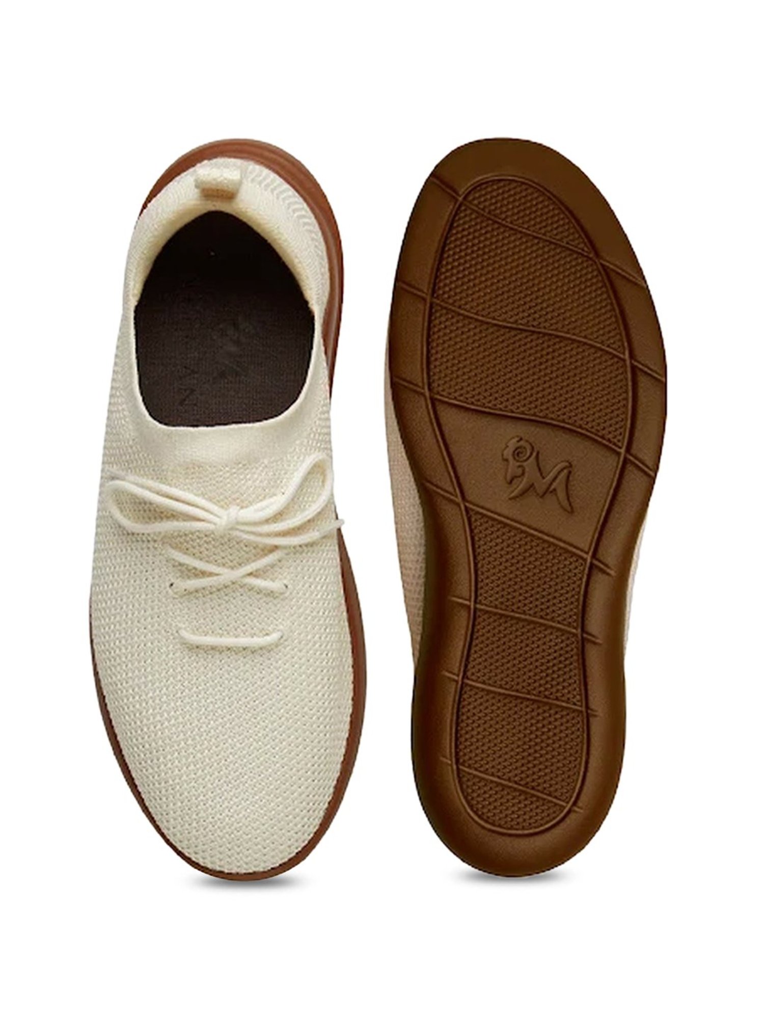 Neemans Women's RE LIVE Cream Sneakers