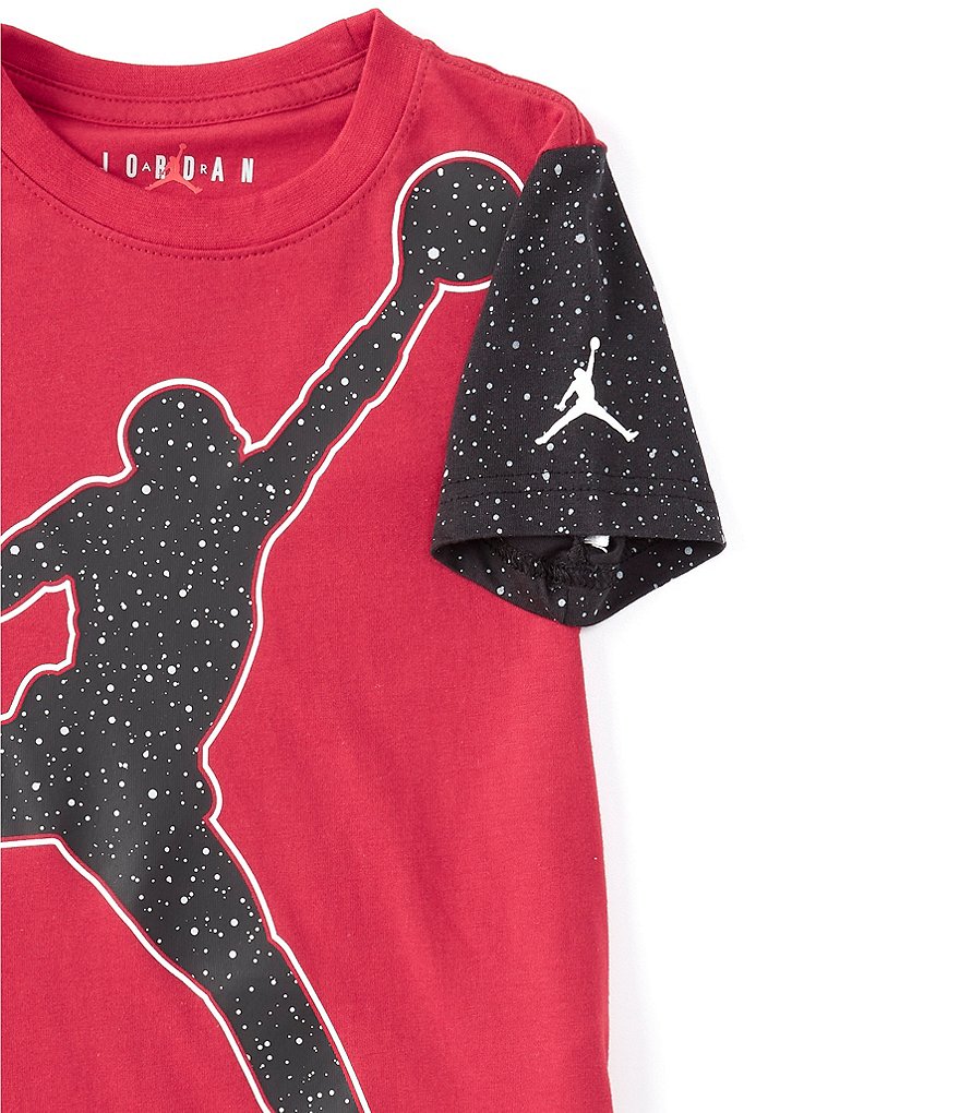 Jordan Little Boys 2T-7 Short-Sleeve Jumbo Jumpman Speckle Tee