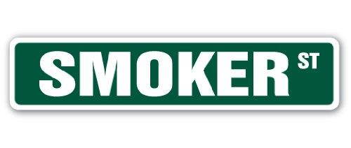 SMOKER Street Sign cooker bbq bar-b-que grill grilling| Indoor/Outdoor