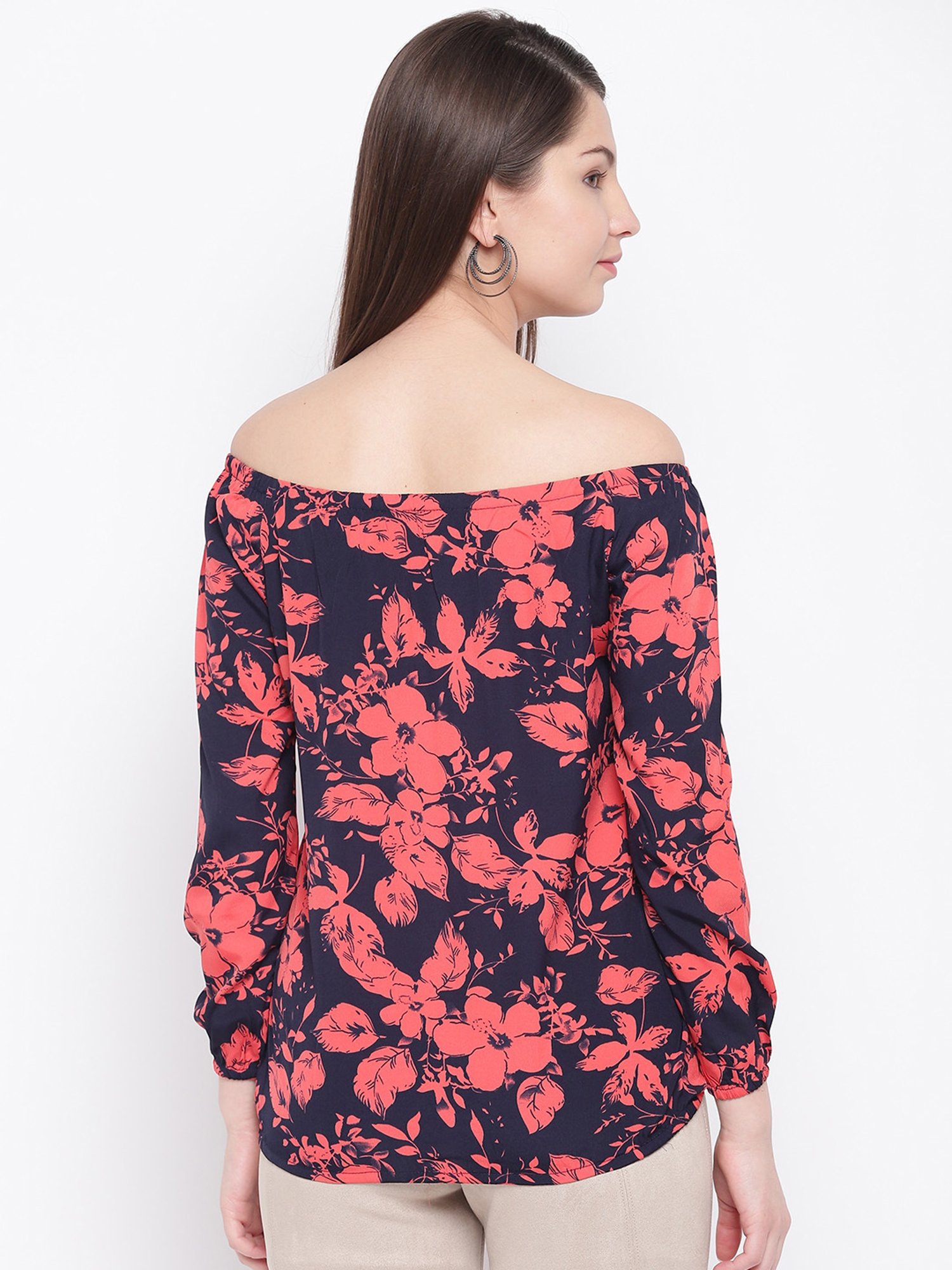 Rare Blue Printed Top