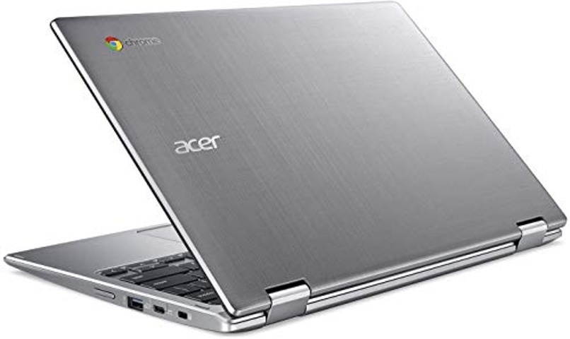 Acer Chromebook Spin 11.6" HD Touch Screen 2-in-1 Convertible Laptop, Intel Celeron N3350 up to 2.4GHz, 4GB DDR4, 32GB eMMC, Webcam, Oline Class Ready, Google Chrome OS, TWE Micro 64GB SD Card