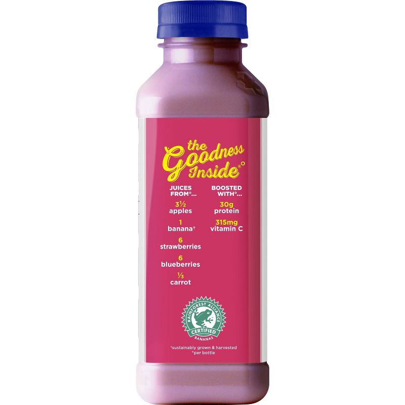 Naked All Natural Protein Zone Double Berry Protein Juice Smoothie  -15.2oz