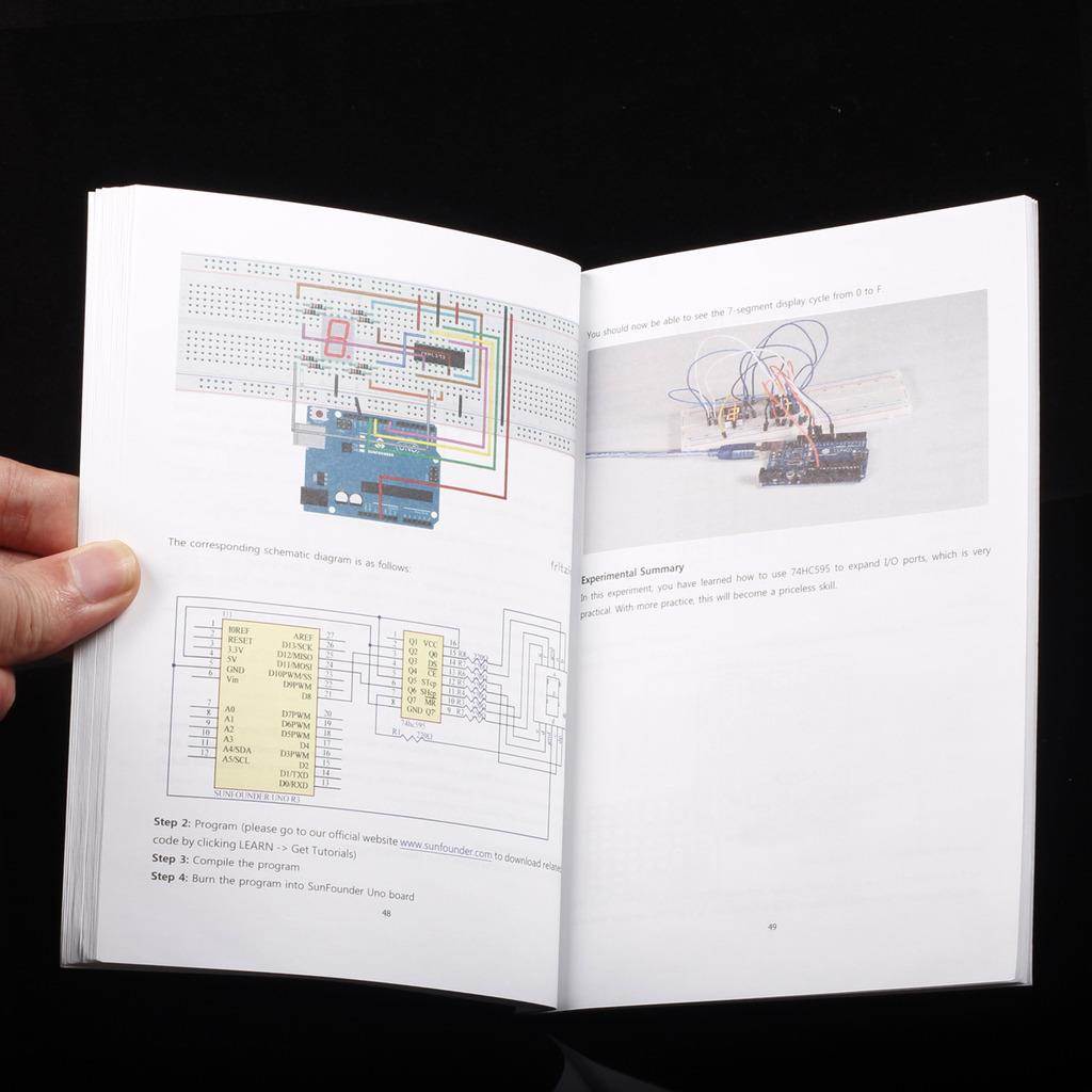 SunFounder Project Super Starter Kit for Arduino UNO R3 Mega2560 Mega328 Nano-OEM