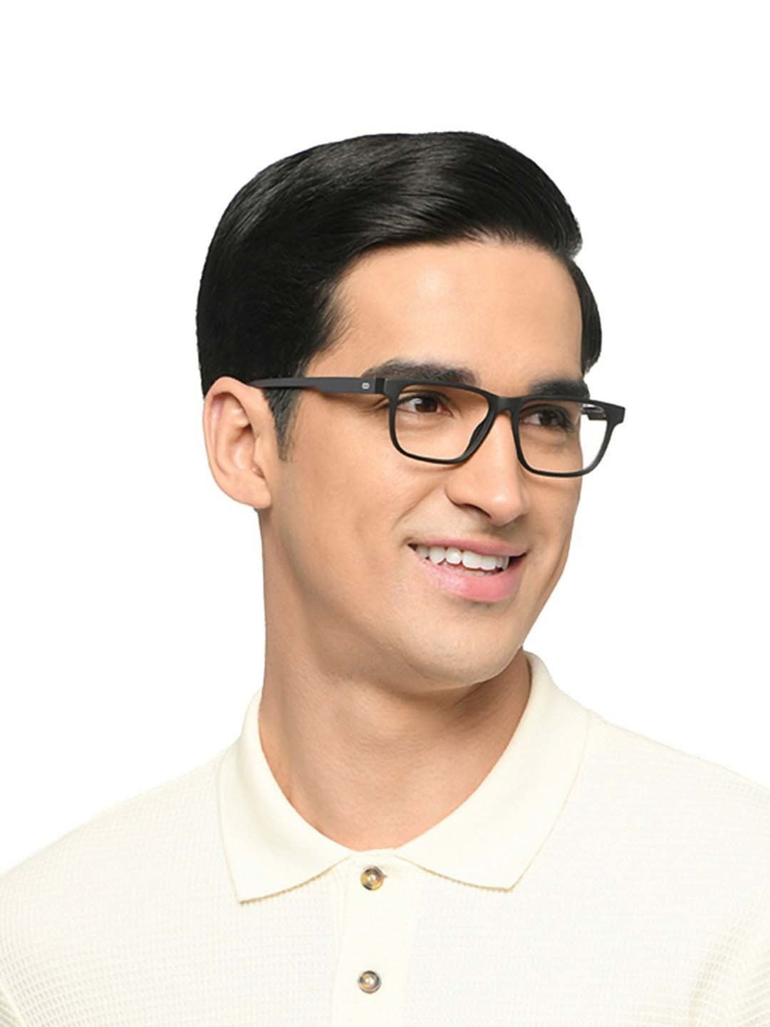 Lenskart Blu Black Rectangular Blue Light Protection Unisex Reading Glasses