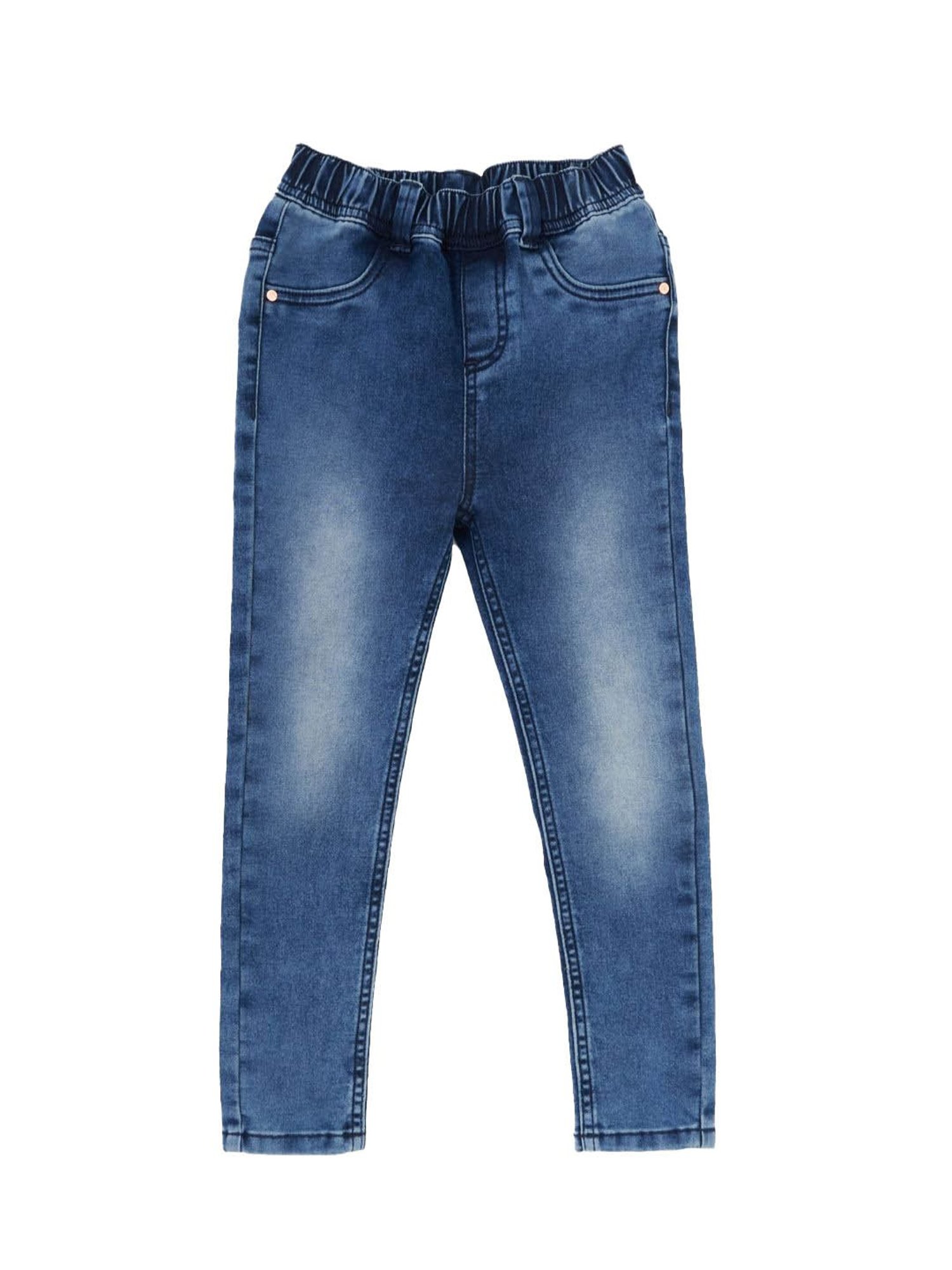 Angel & Rocket Girls Blue Solid Jeggings