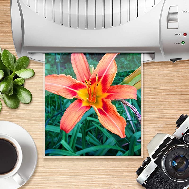 Thermal Laminating Pouches, 8.9 x 11.4 - Inches, 3 Mil Thick, 110 - Pack, Letter Size Sheets, Clear(TH0300-01)