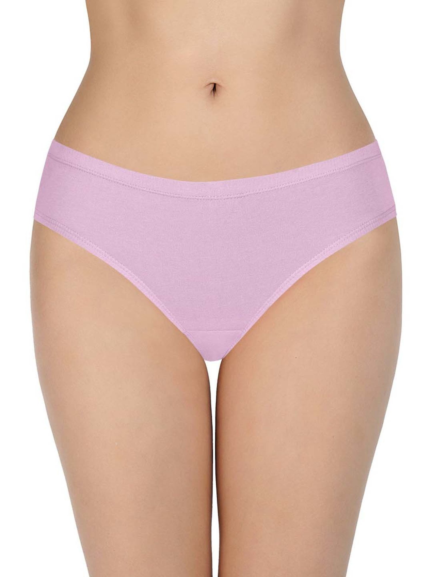 Every De by Amante Purple & Pink Cotton Bikini Panties - Pack Of 3