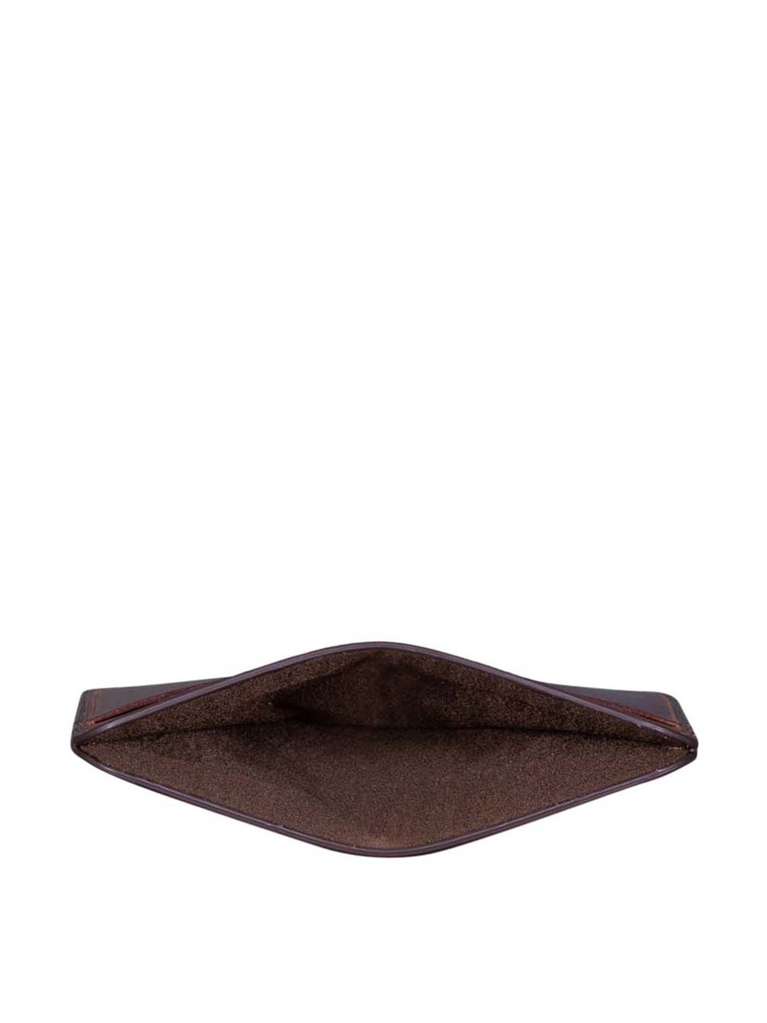 Mai Soli Brown Leather Keychain with Card Holder