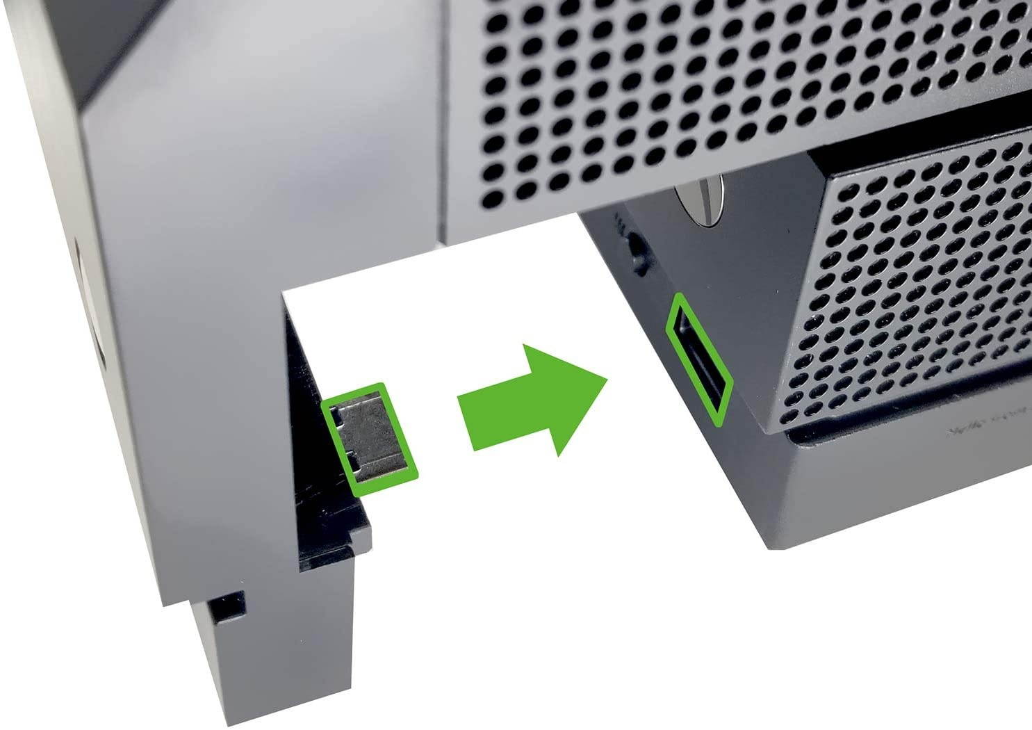 FD 5TB Xbox One X Hard Drive - XSTOR - Easy Attach Design for Seamless Look with 3 USB Ports - (XOXA5000) by Fantom Drives