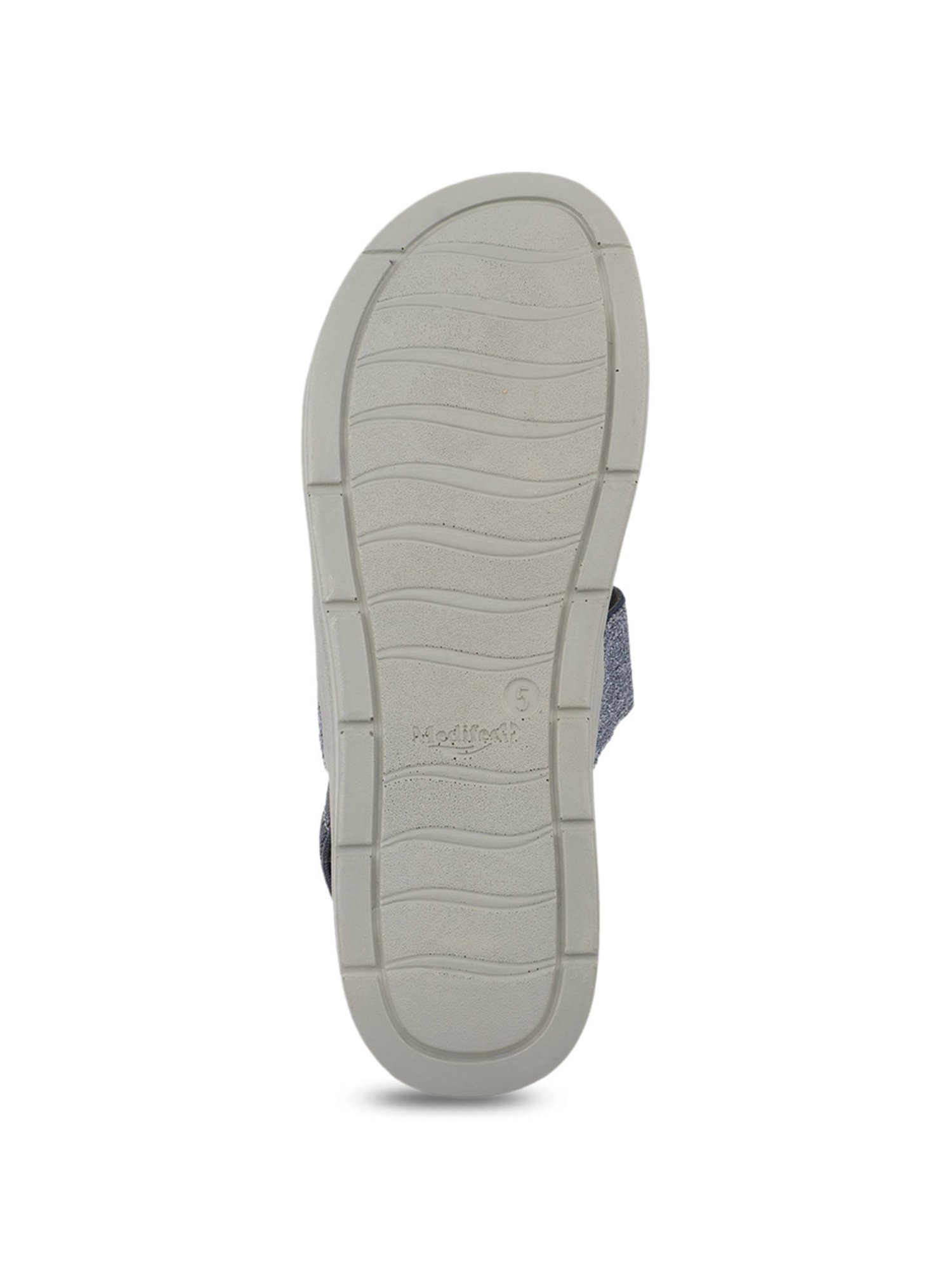 MediFeet Women's Blue Sling Back Wedges