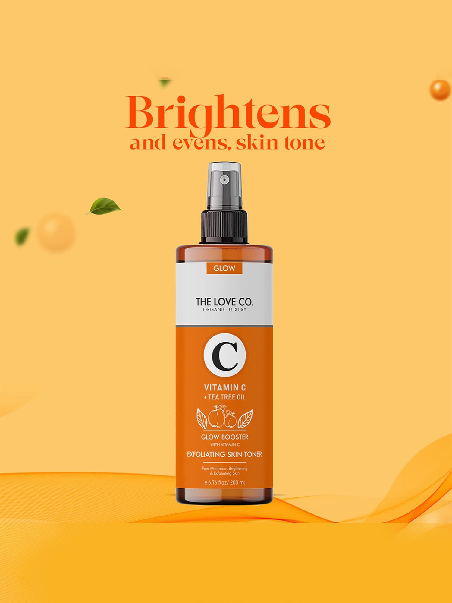 The Love Co. Vitamin C Exfoliating Skin Toner - 200 ml