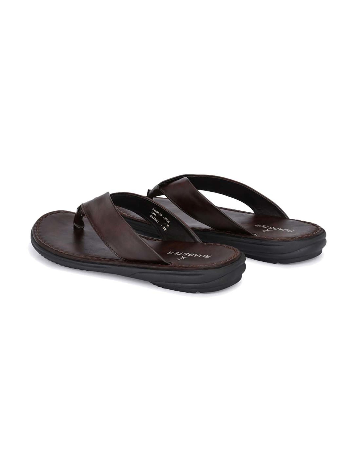 Giorgio Men's Brown Thong Sandals