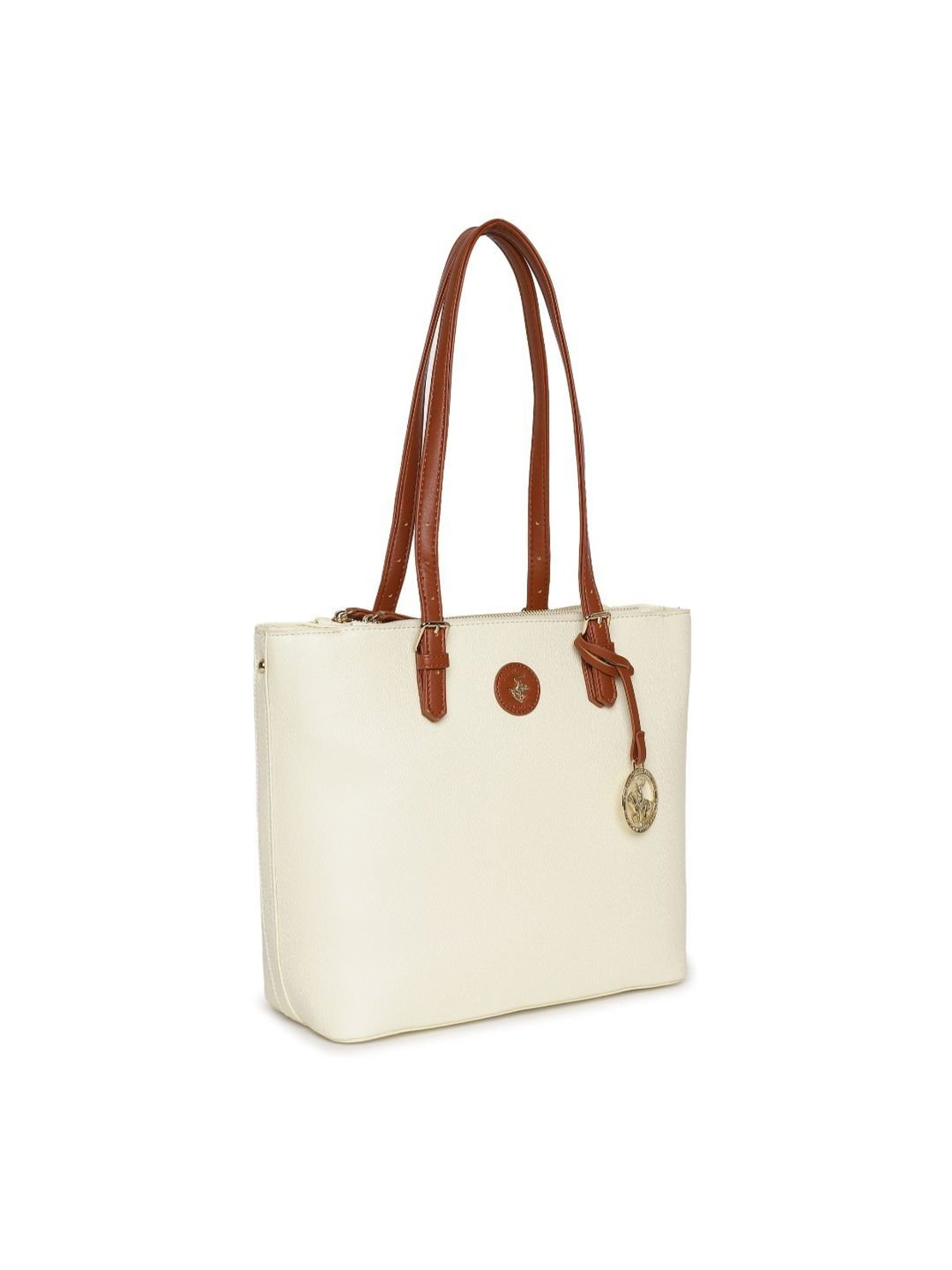 Beverly Hills Polo Club Beige Small Tote Bag