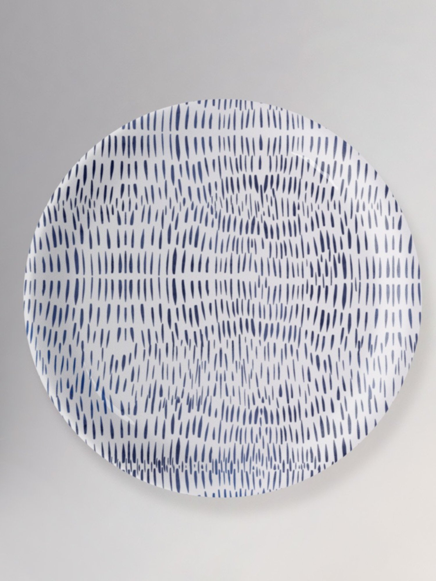 Nestroots Oceanic Oasis Blue & White Porcelain Decorative Wall Plate