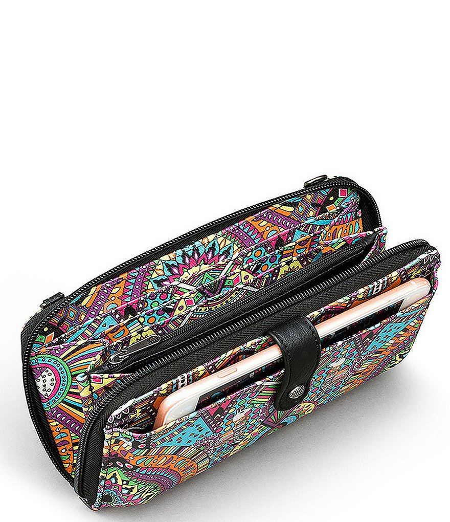 Sakroots Artist Large Smartphone Colorblock Crossbody Bag