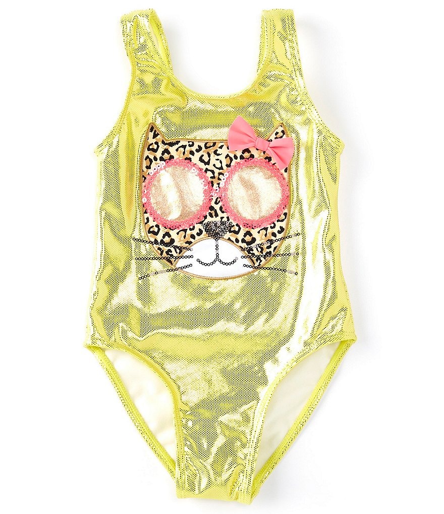 Tea Collection Little Girls 2-6 Printed Ruffled Tankini