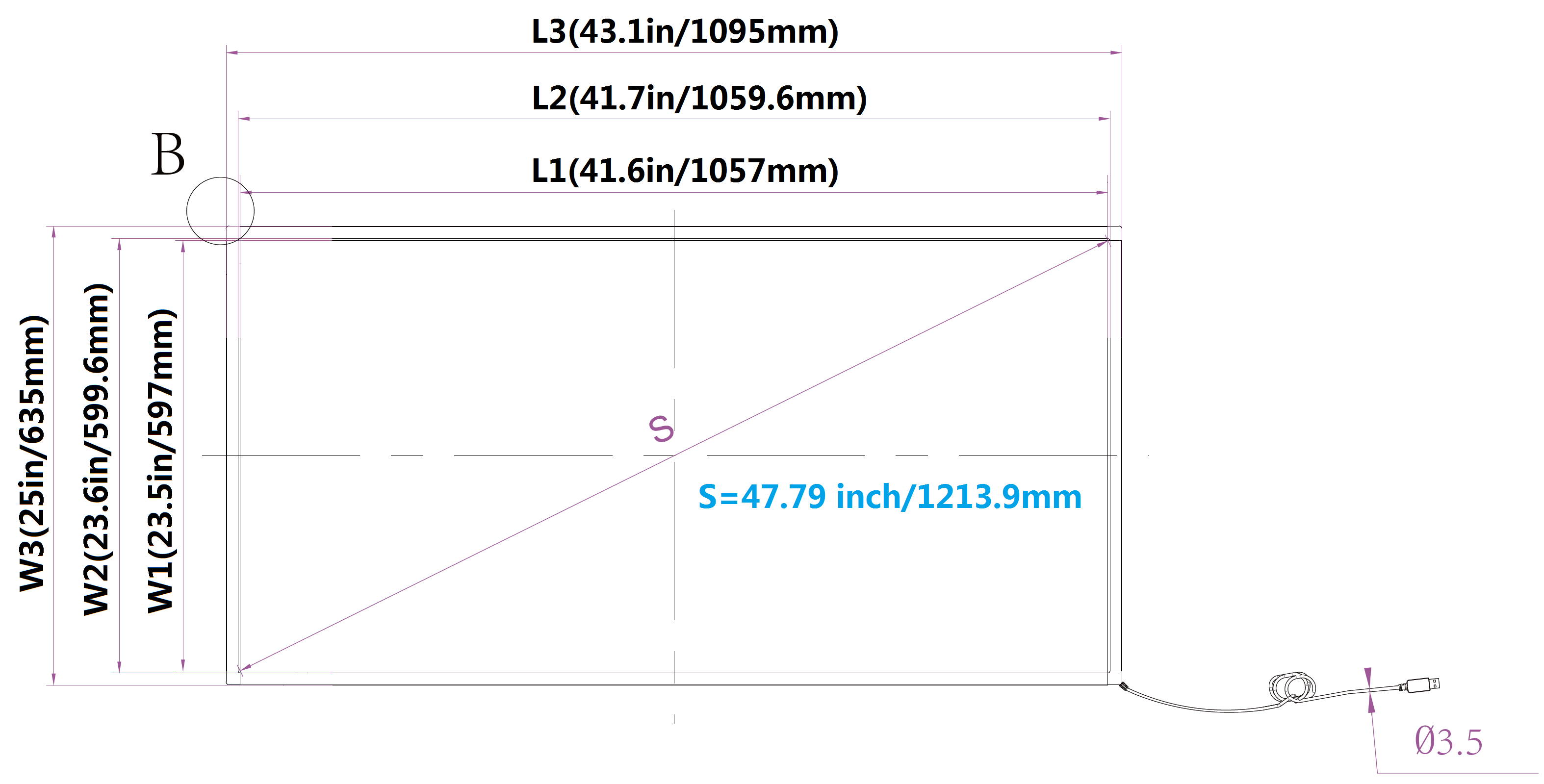 48  inch 10 Points Infrared Touch Screen Overlay,  Multipoint IR touch Frame , USB Free Driver, Easy Fix and Install, for Digital Signage Whiteboard Kiosks  Interactive Application
