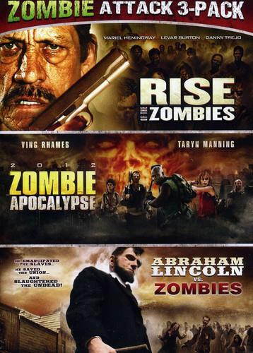 Zombie Triple Feature - Abraham Lincoln V Zombies/Zombie Apocalypse/Rise O [DVD]
