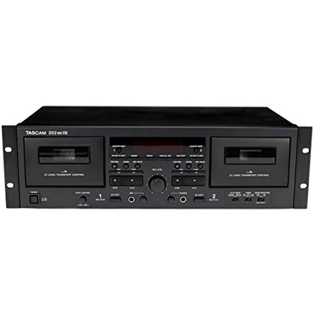 Tascam 202MKVII Rackmount USB Dual Cassette Deck