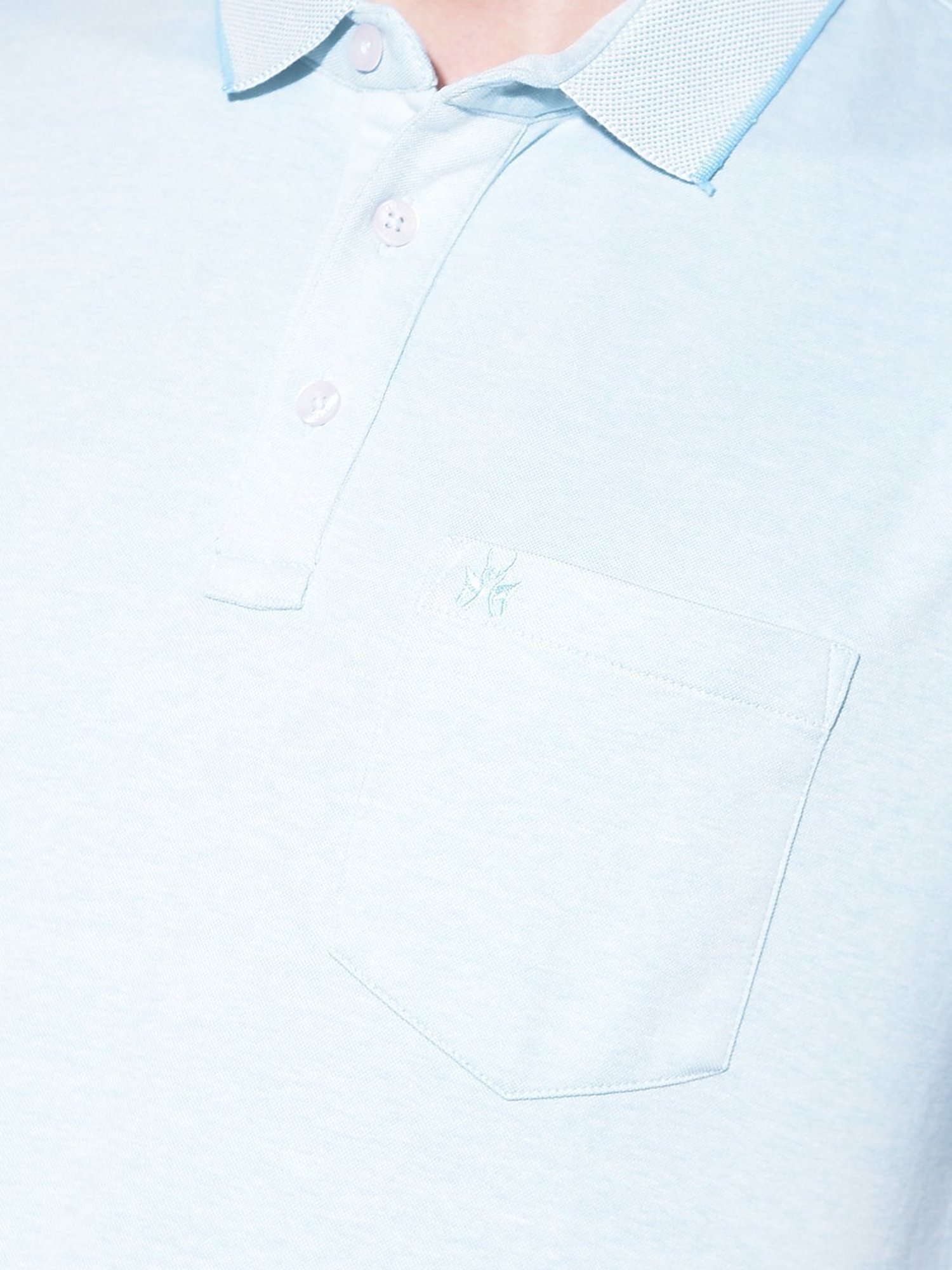 Crimsoune Club Blue  Slim Fit Polo T-Shirt