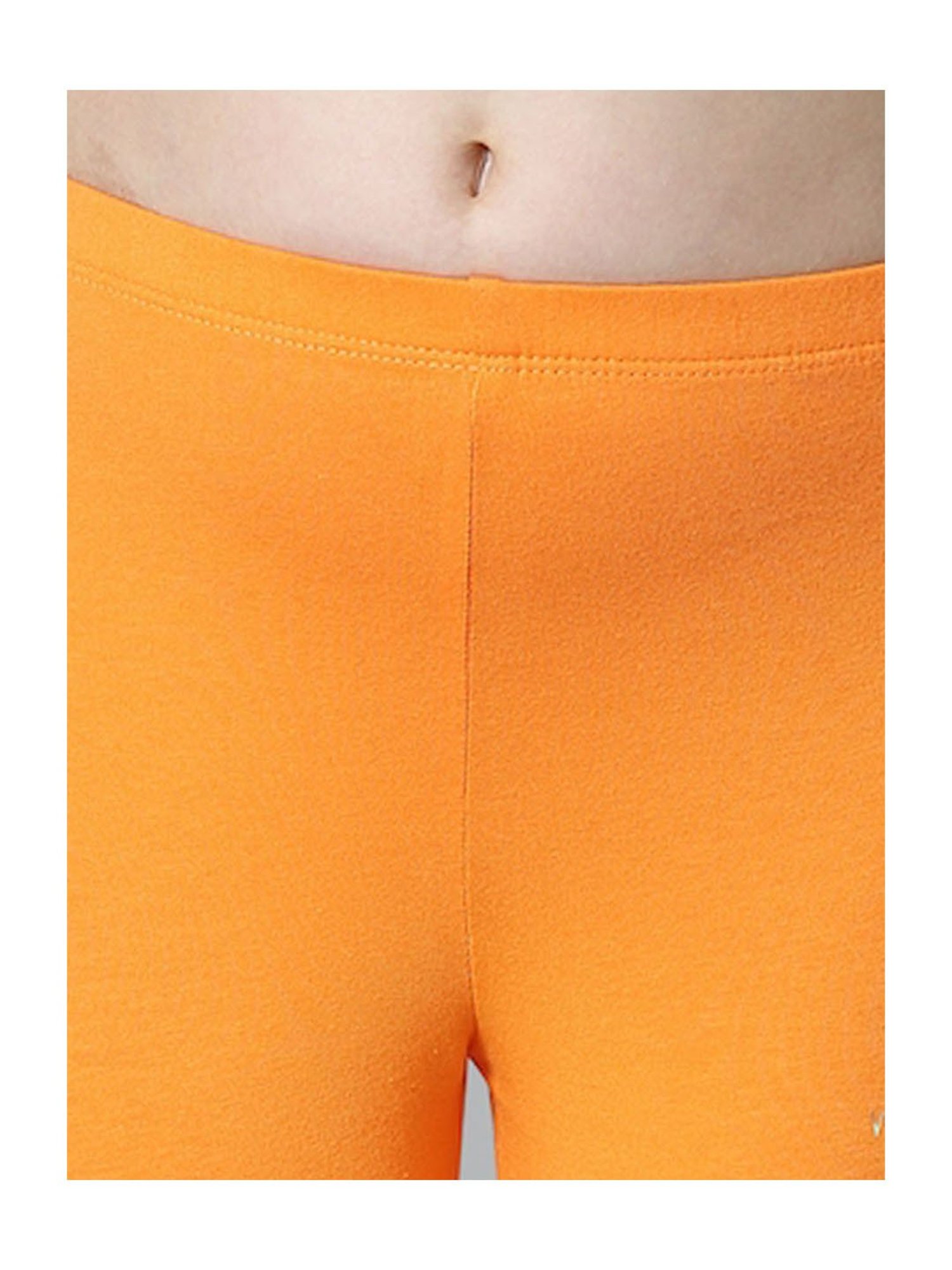 Jockey Kids White & Black Cotton Striped Leggings