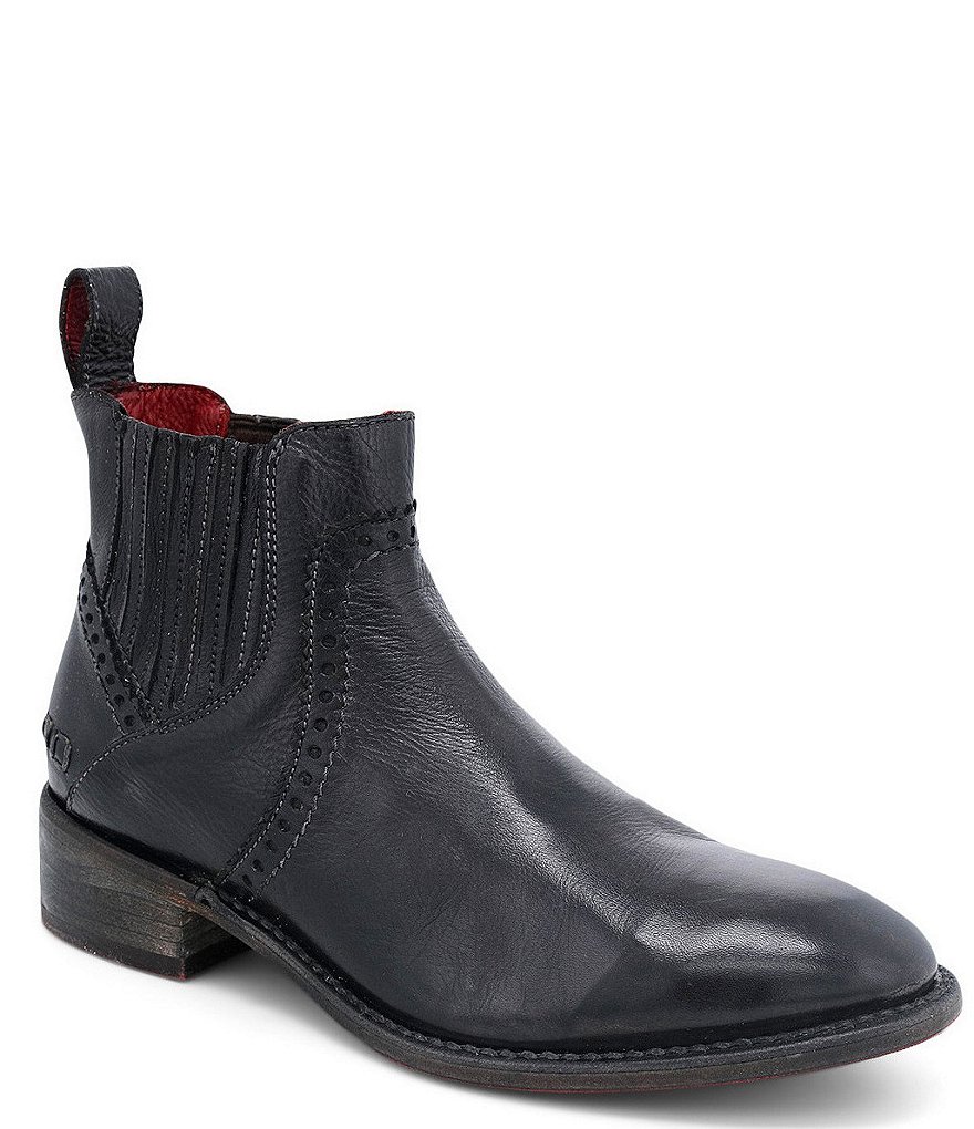 Bed Stu Ellice Leather Chelsea Block Heel Booties