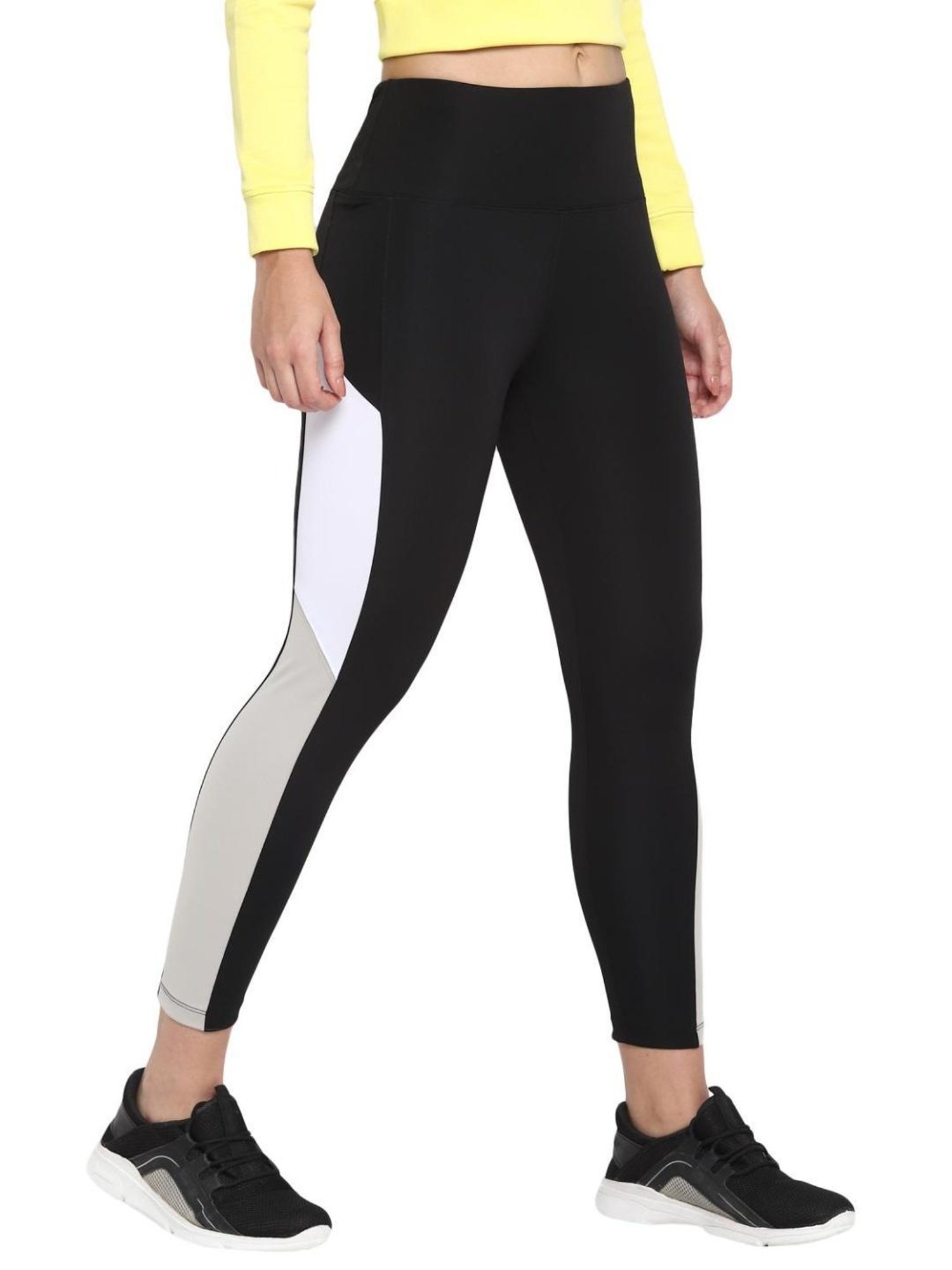 OFF LIMITS Black Color Blocked Tights