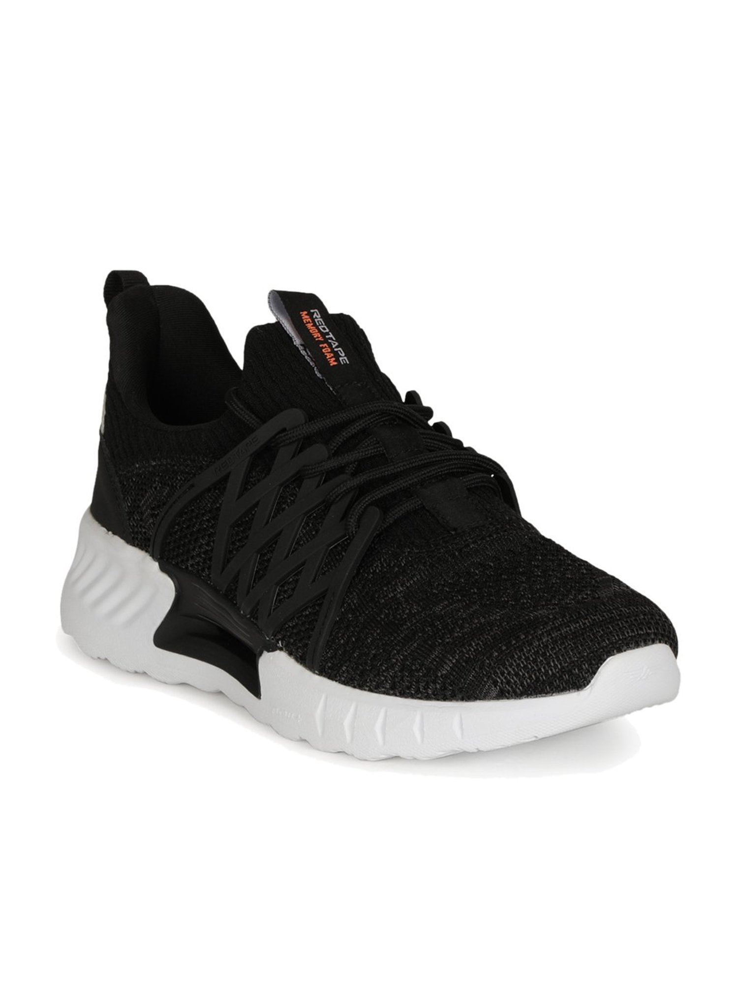 Red Tape Women's Black Walking Shoes