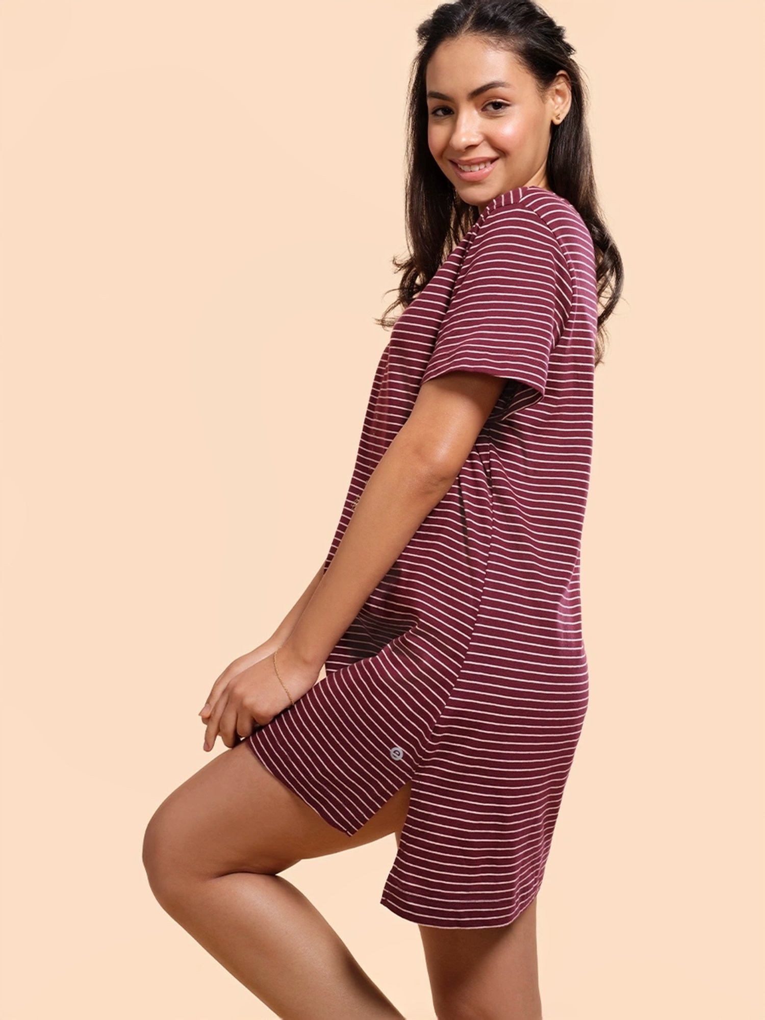 Enamor Charcoal Black Printed Lounge Pants