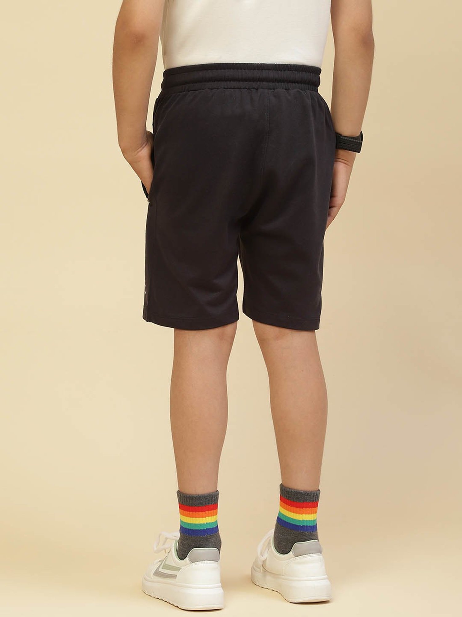 Monte Carlo Kids Navy Printed Bermudas
