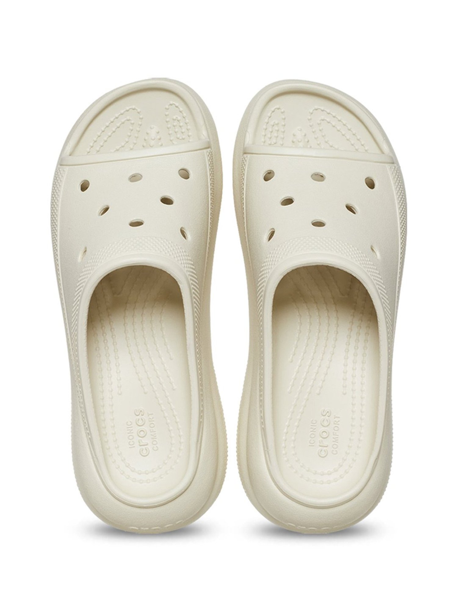 Crocs Men's Crush Off White Slides