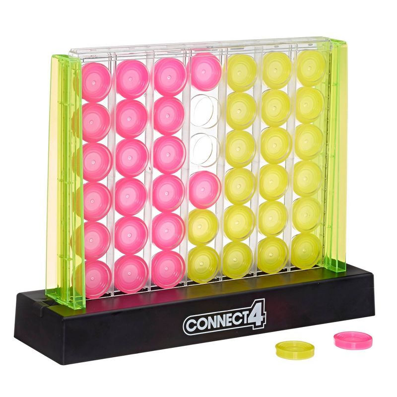 Connect 4 Neon Pop Board Game Strategy Game