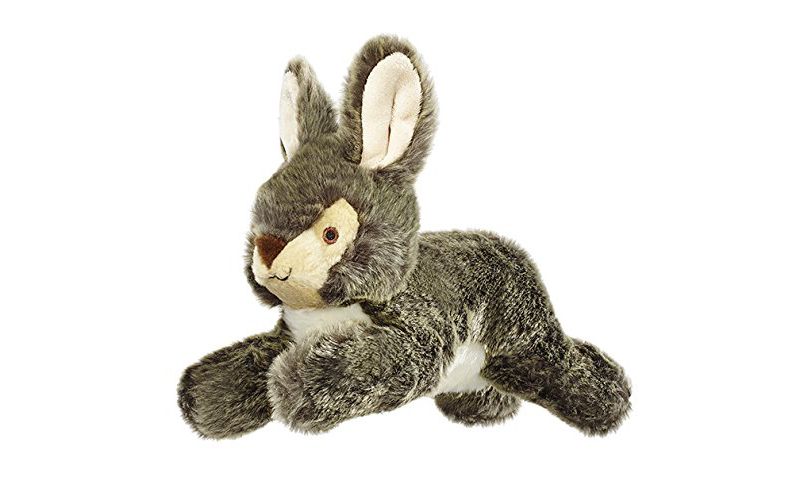 Fluff & Tuff Walter the Wabbit, Large Rabbit Plush Dog Toy with Squeaker