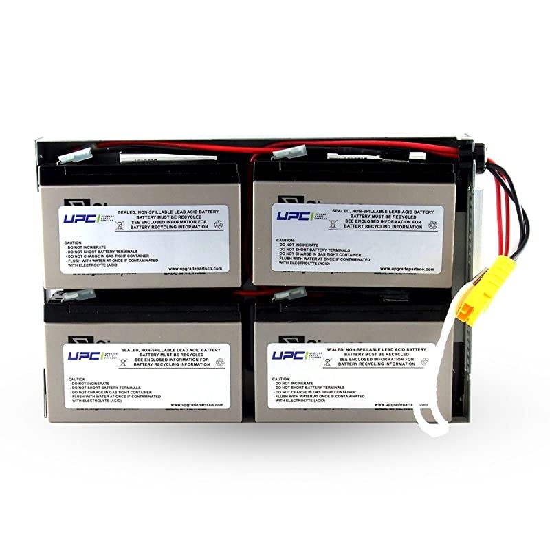 RBC24- Replacement Battery for APC SU1400RM2U, SUA1500RM2U, DLA1500RM2U, SU1400R2BX120, SU1400R2IBX120, SU1400R2X122, SU1400RM2UX93, SUA1500R2X93, SUA1500R2X180, SUA1500R2X122, SUA1500RMI2U