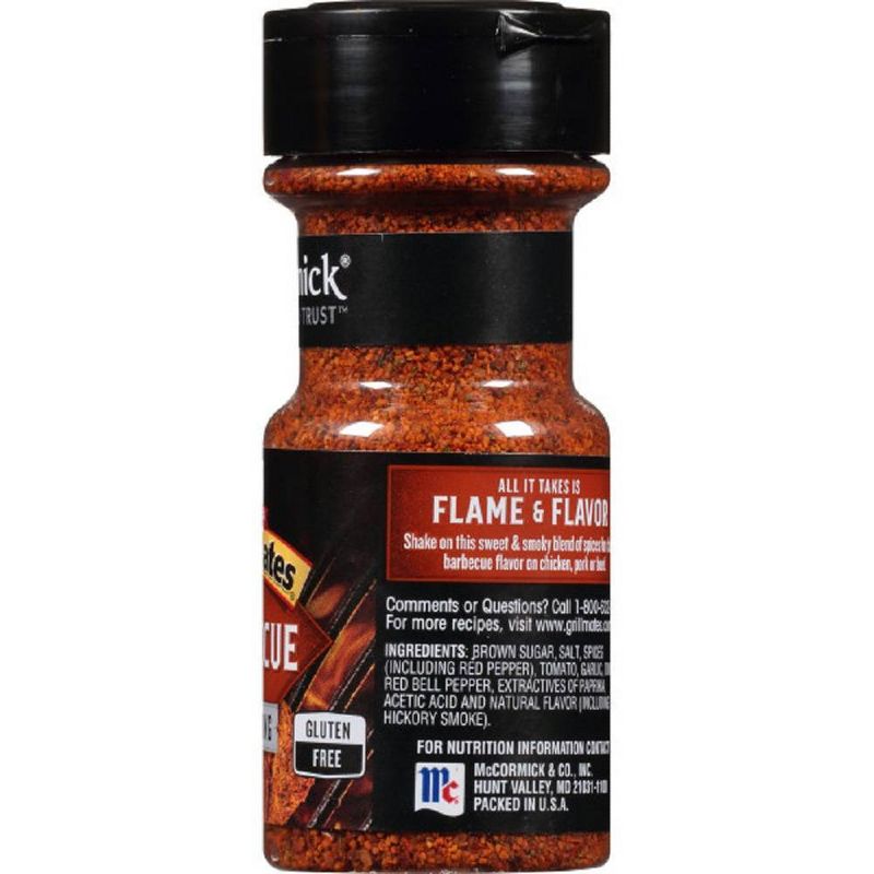 McCormick Grill Mates Gluten Free Barbecue Seasoning - 3oz