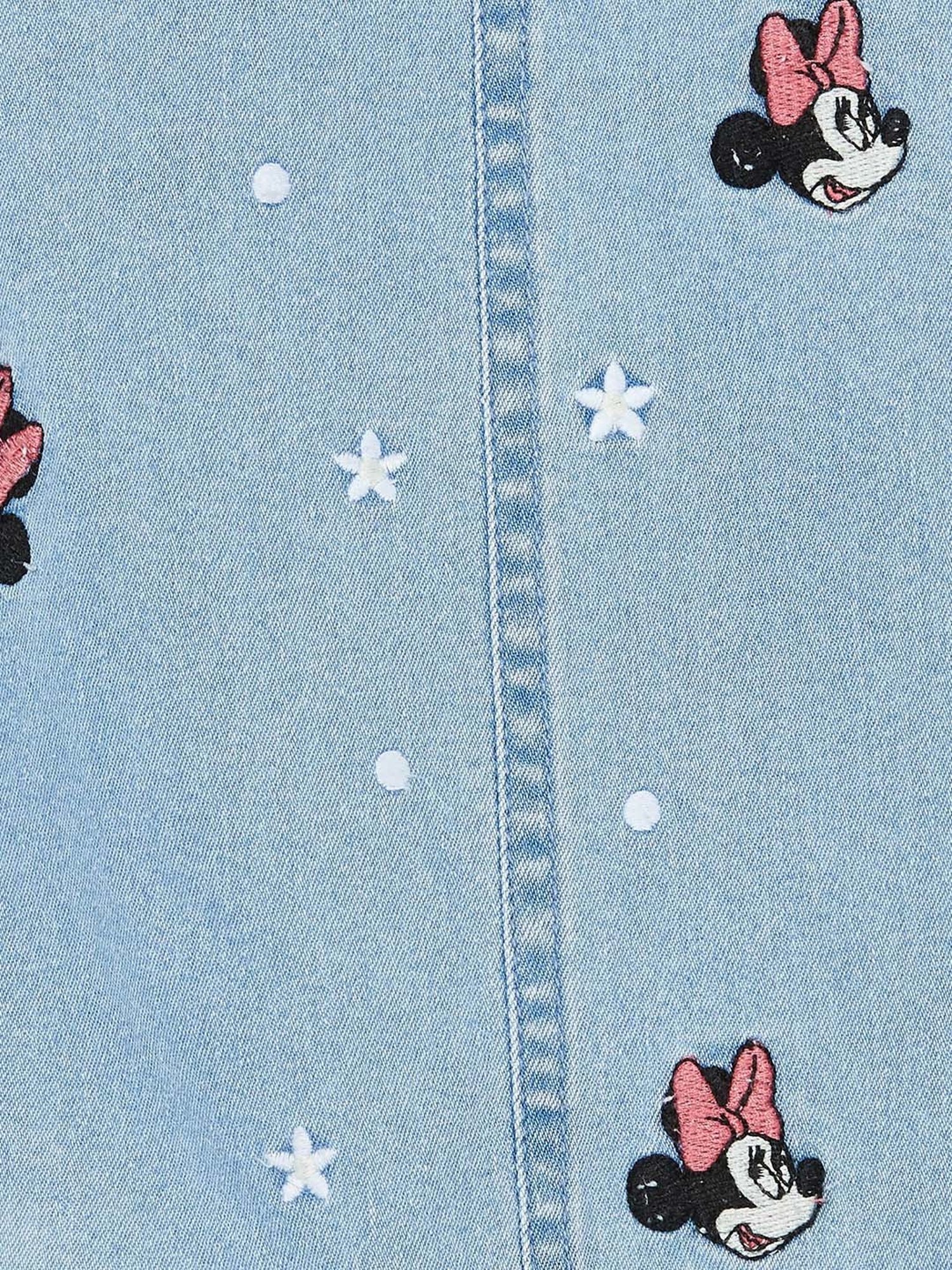 Fame Forever by Lifestyle Kids Blue Cotton Embroidered Dress