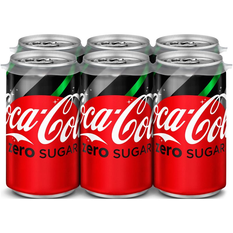 Coca-Cola Zero Sugar - 6pk/7.5 fl oz Mini-Cans