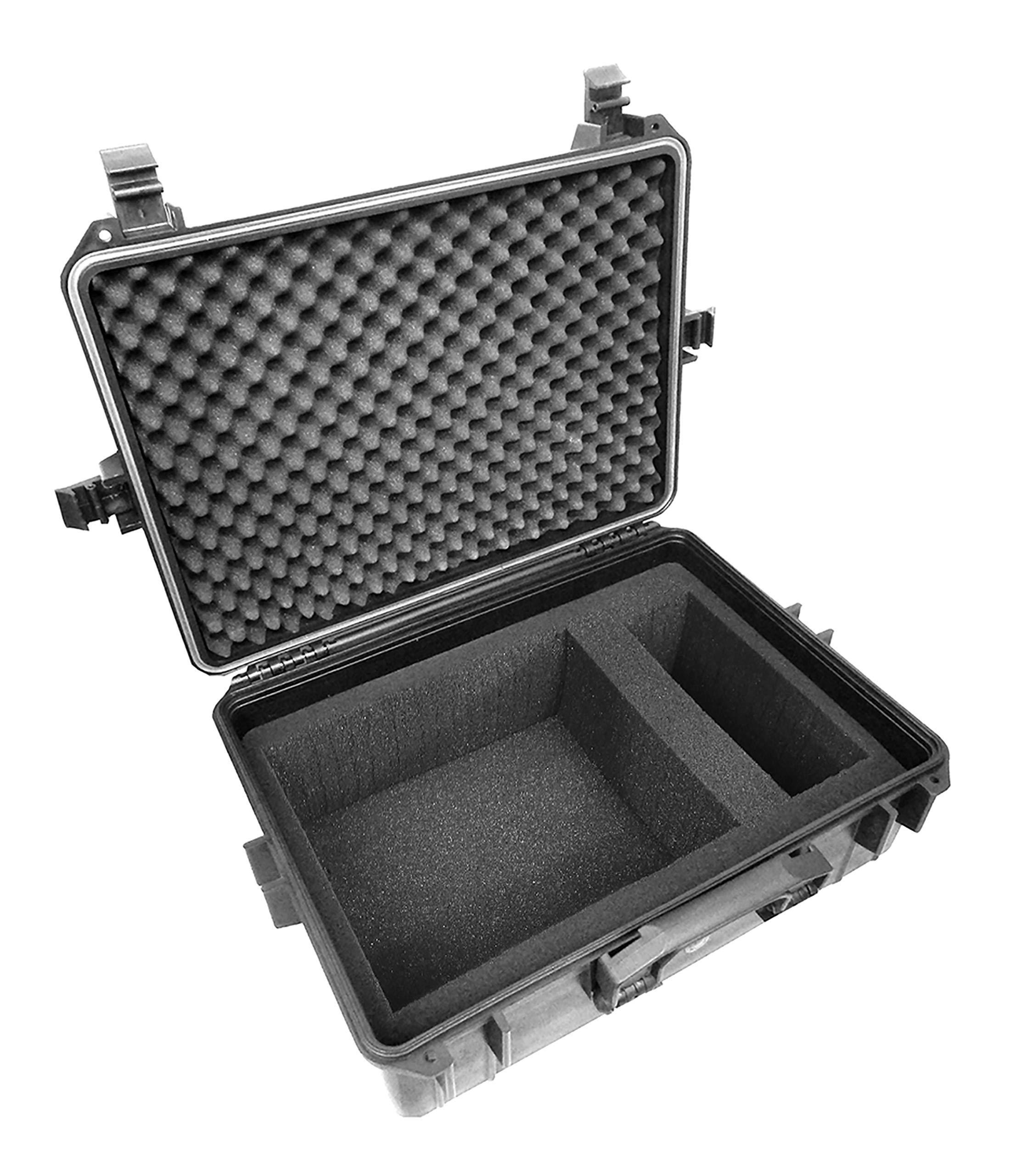 CASEMATIX Rugged Waterproof Projector Case Compatible with BenQ TK800 4k Home Theater Projector - Impact Absorbing Foam and Hard Shell for Travel