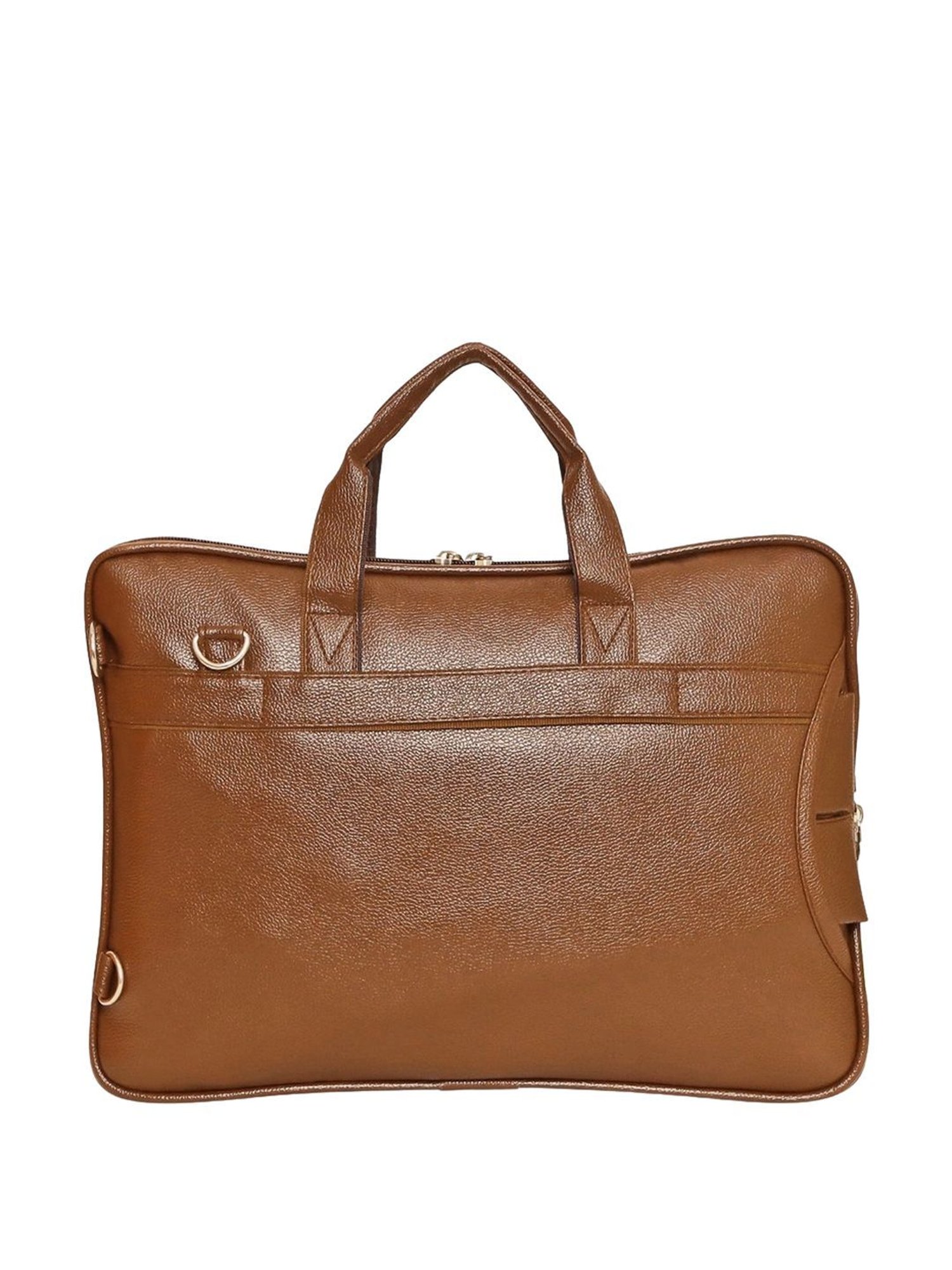 Priority Tan Synthetic Large Messenger Bag