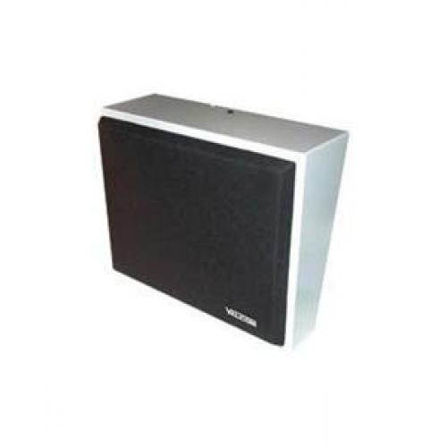 VALCOM VAL#VCV1052C 8" Amplified Wall Speaker- Metal- Black