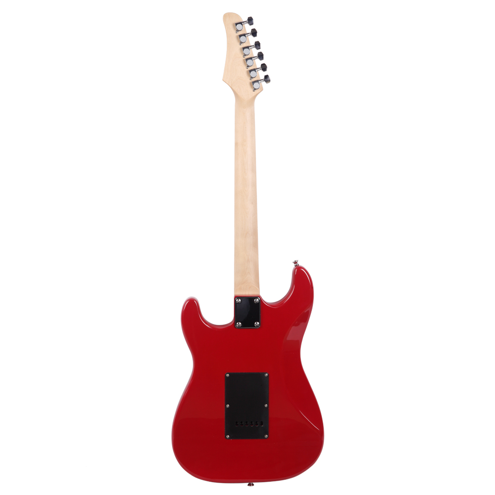 New Burning Fire Electric Guitar with Black Pickguard 20W AMP Red