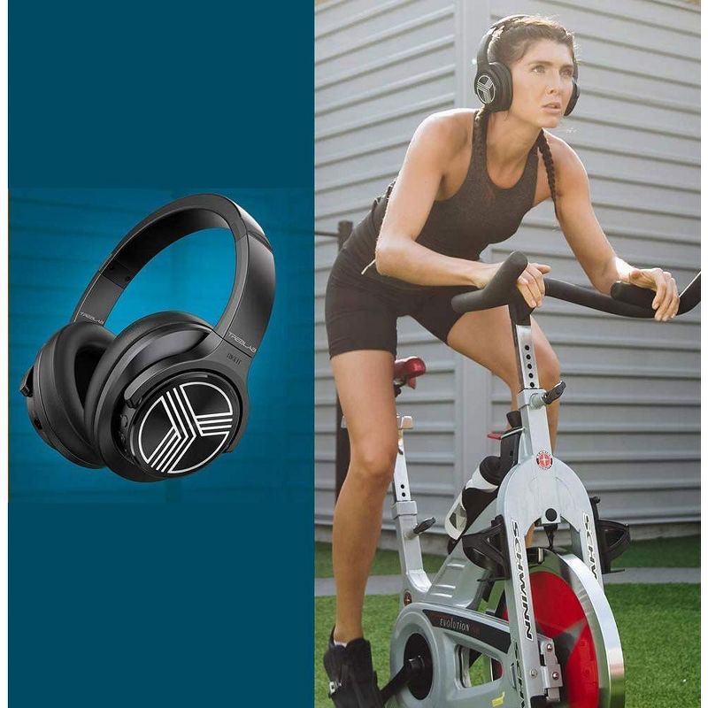 TREBLAB Z2  Over Ear TWS Workout Headphones with Microphone