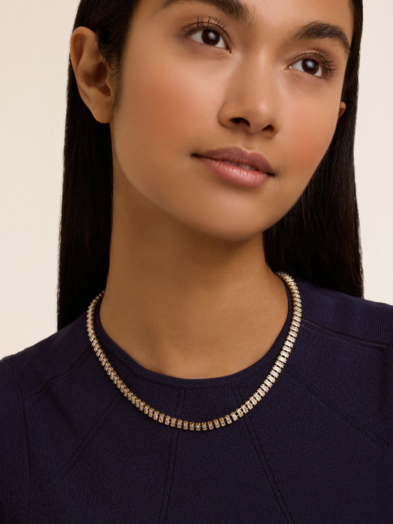 Ted Baker Crystal Baguette Necklace for Women