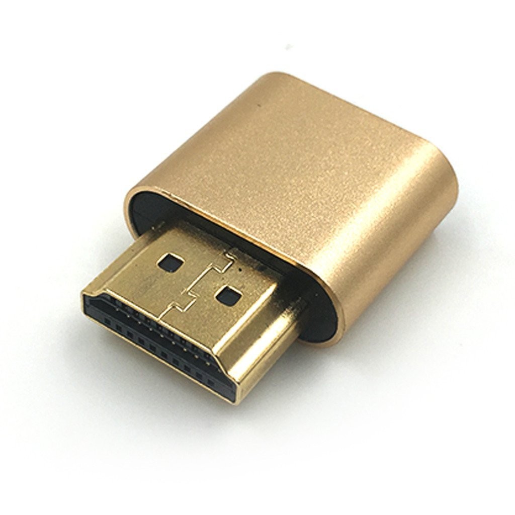 2-Pack Corn Electronics Display Emulator Plug Headless Ghost Emulator Dummy Display(Fit Headless-1920x1080-3840x2160 @60Hz)For BTC Mining Great Mining Helper